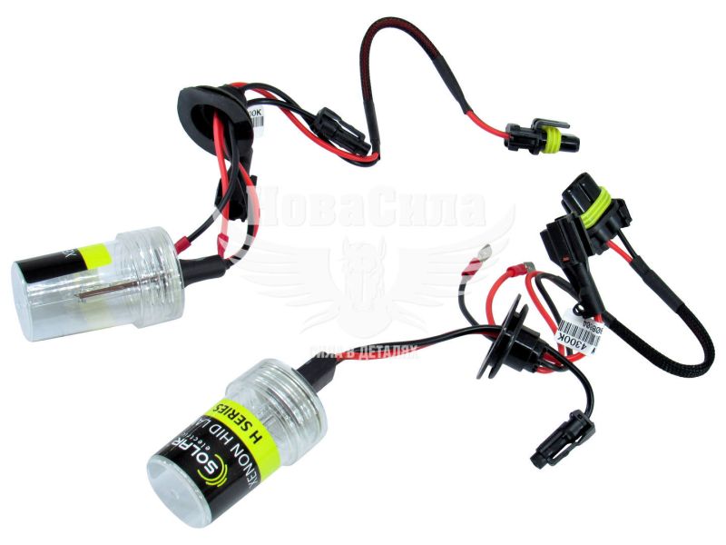 Лампочка ксенонова H3 PK22s 85V-35Вт (Solar) 4300K (кт. 2шт.) (1343)