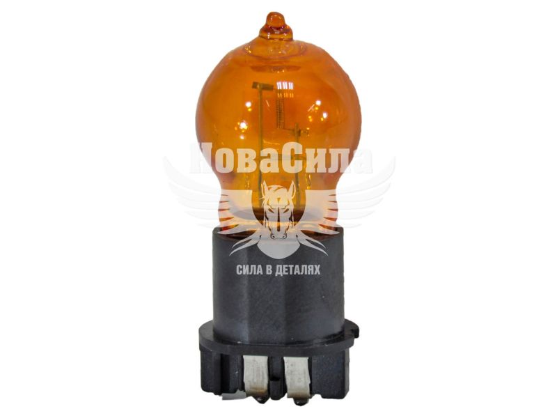 Лампочка галогенна PWY24W WP3,3x14,5/3 12V 24Вт (Brevia) +30 (Power) (12228C)