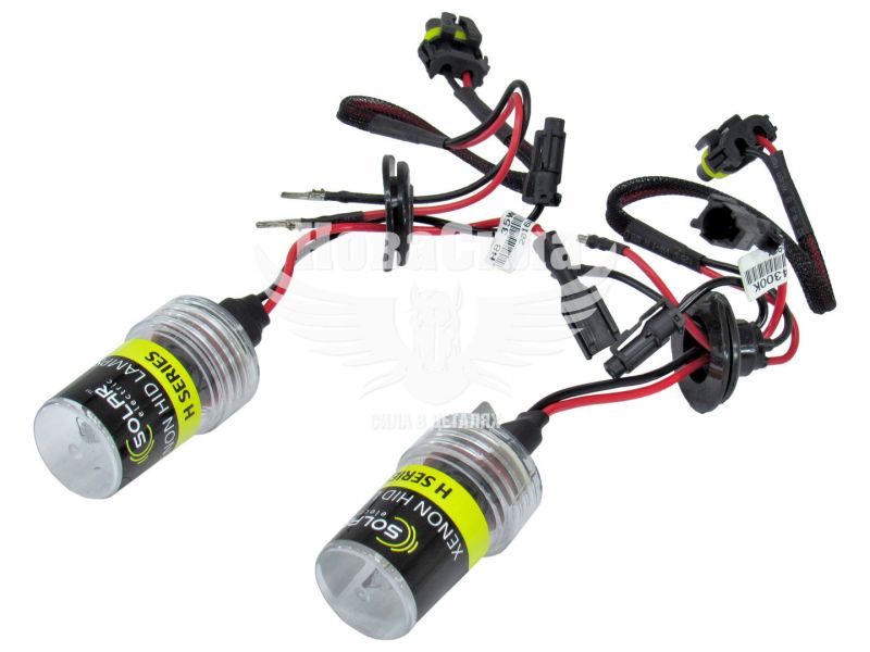 Лампочка ксенонова H8 PGJ19-1 85V-35Вт (Solar) 4300K (кт. 2шт.) (1840)