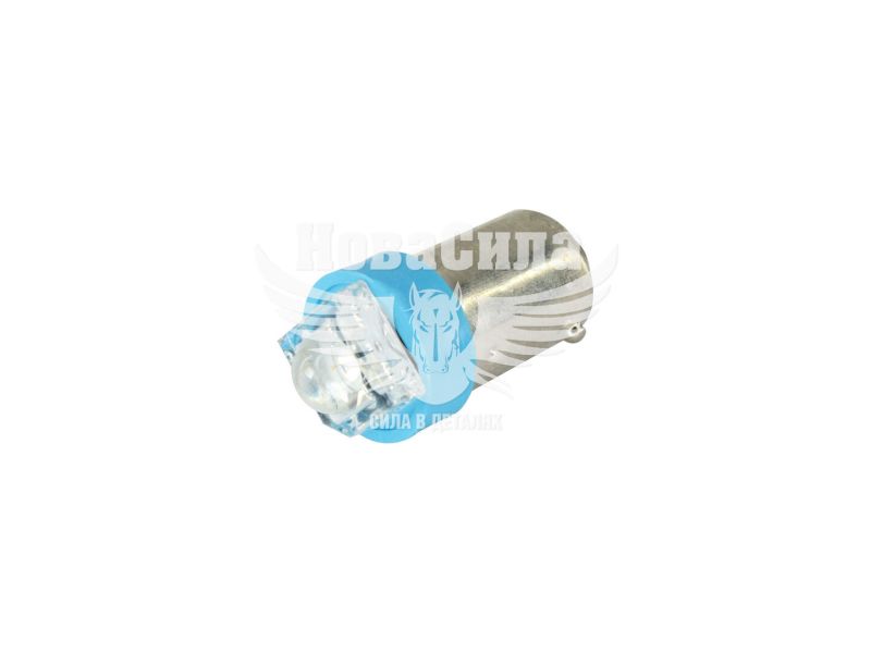 Лампочка з цоколем LED T4W LEDS синя 1-діод 12V-0,7Вт BA9s (Futura) (упак.-10шт.) (20612)