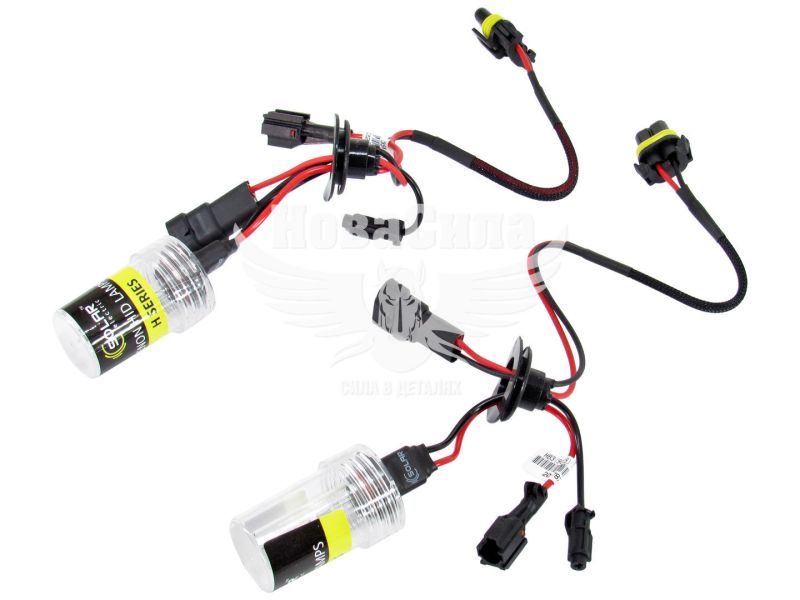 Лампочка ксенонова HB3 P20d 85V-35Вт (Solar) 6000K (кт. 2шт.) (9560)