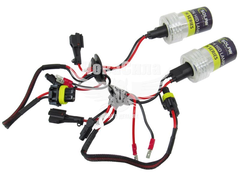 Лампочка ксенонова H1 P14,5s 85V-35Вт (Solar) 6000K (Ceramic) (кт. 2шт.) (1161)