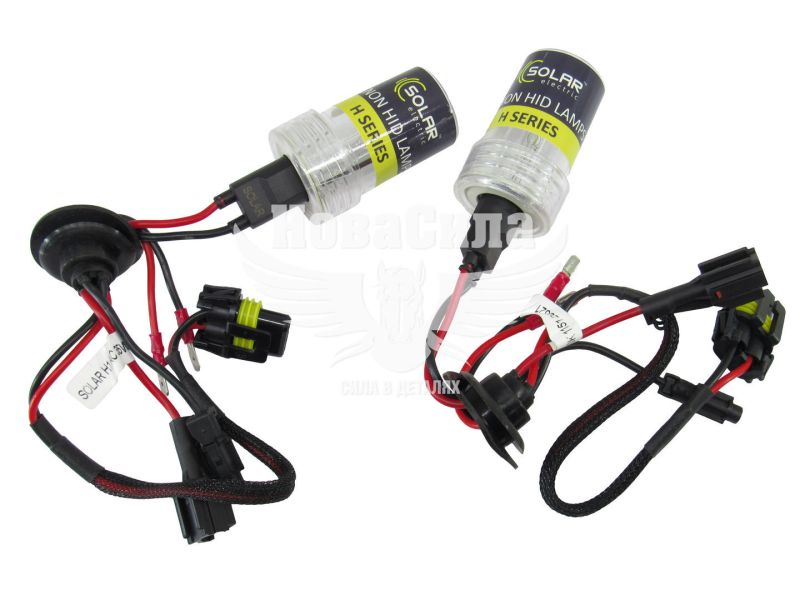 Лампочка ксенонова H1 P14,5s 85V-35Вт (Solar) 5000K (Ceramic) (кт. 2шт.) (1151)