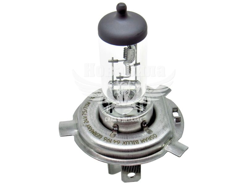 Лампочка галогенна H4 P43t 24V-75/70Вт (Osram) (Standart) (64196)