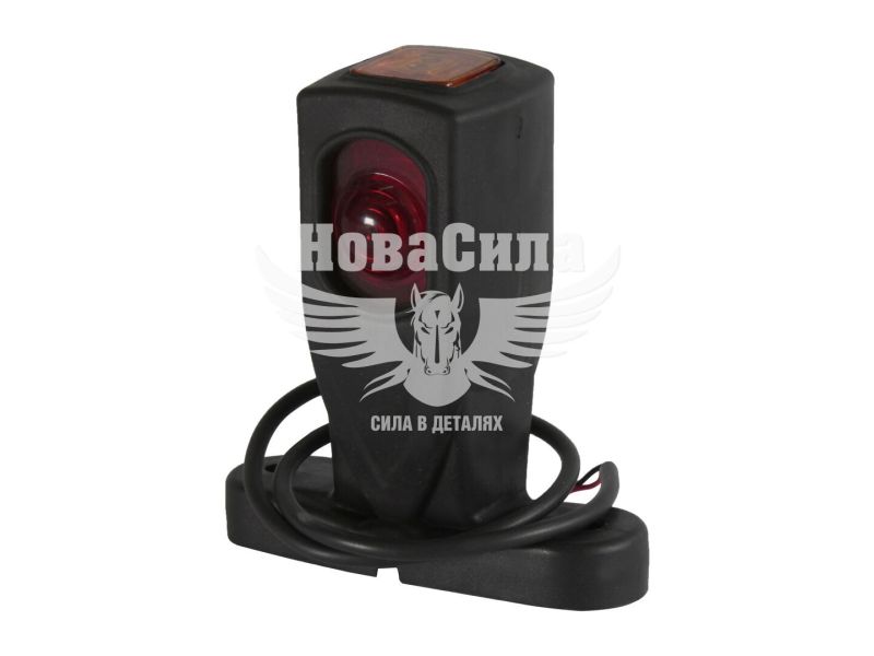 Ліхтар габаритний ріжок (Isiksan) LED 12-24V прямий короткий (боковий) (ISS20404L)