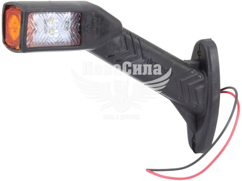 Ліхтар габаритний ріжок (Yuceplast) LED 12-24V косий довгий правий (YP-144R)