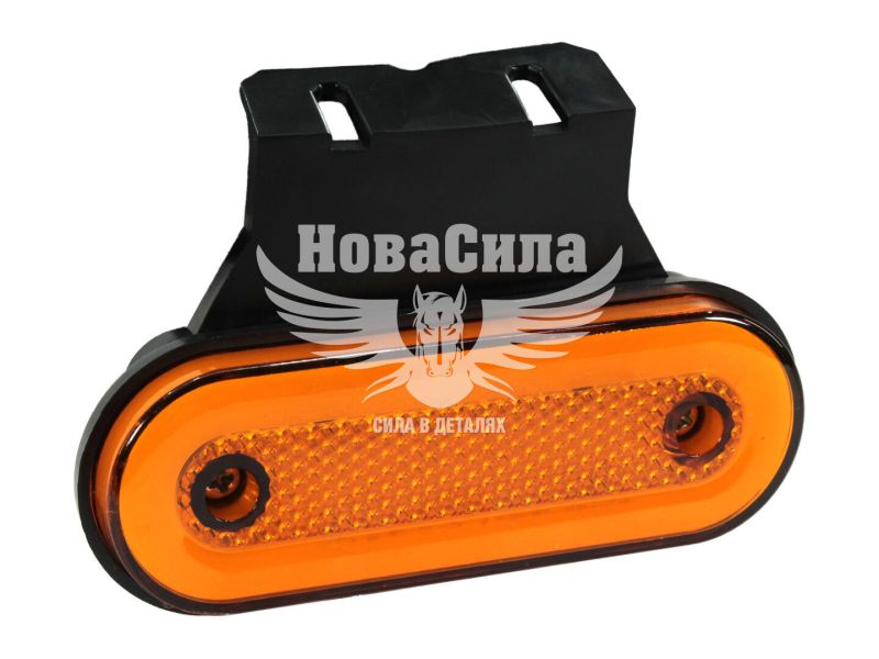 Ліхтар габаритний універсальний (КНР) LED 12-24V жовтий (АТР2537)