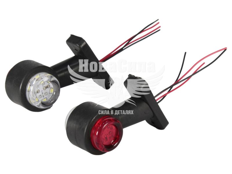 Ліхтар габаритний ріжок (Україна) LED 12-24V косий