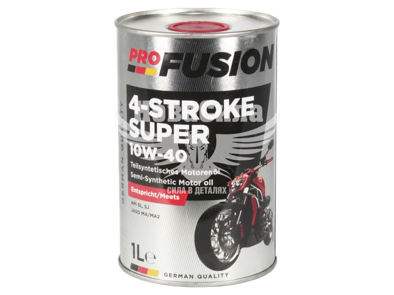 Моторна олива 4-Т 10W-40 (PRO Fusion) Super 1л.