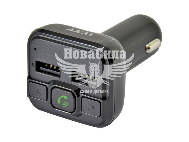 Модулятор MP3 FM (Akai) в прикурювач FMT-20BT (+ Bluetooth) (FMT-20BT)