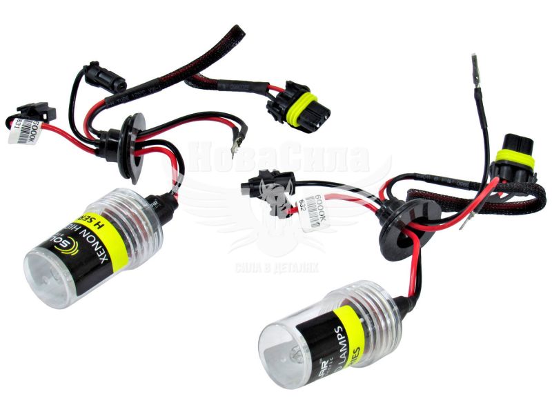 Лампочка ксенонова H8 PGJ19-1 85V-35Вт (Solar) 6000K (кт. 2шт.) (1860)