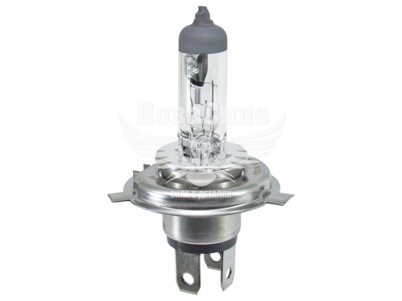 Лампочка галогенна H4 P43t 12V-60/55Вт (Philips) +60 (Vision Plus) (12342VPB1)