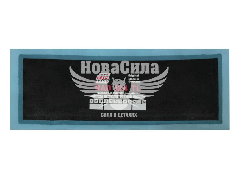 Латка (пластир) радіальний 75х220мм. 2-слоя корда (Tip Top) (5121245)