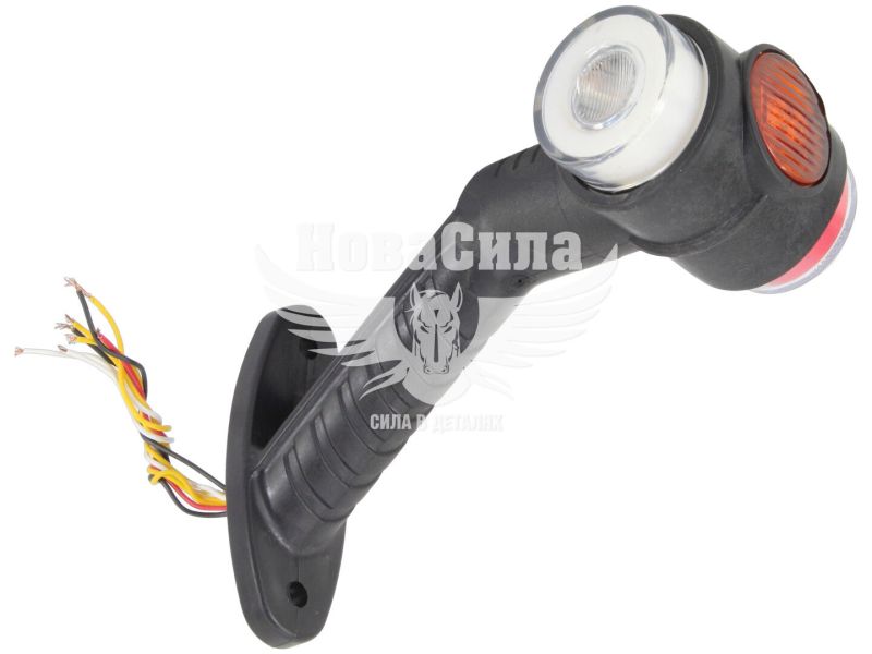 Ліхтар габаритний ріжок (Isiksan) LED 24V правий довгий тристоронній (ISS20410LRH)