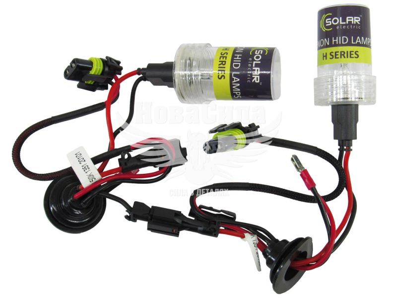 Лампочка ксенонова H3 PK22s 85V-35Вт (Solar) 5000K (Ceramic) (кт. 2шт.) (1351)