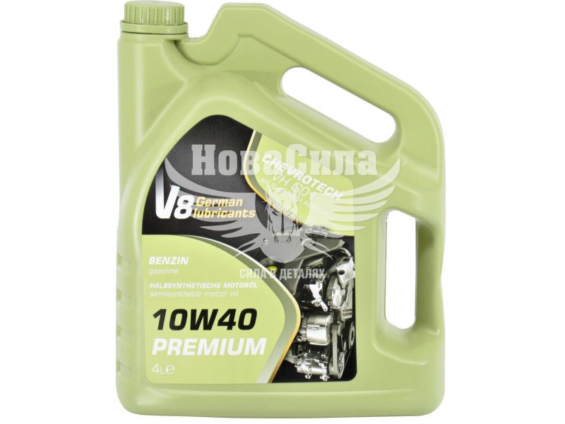 Моторна олива бензин 10W-40 (V8) Premium Benzin 4л.