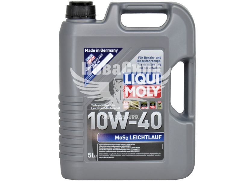 Моторна олива бензин, дизель 10W-40 (Liqui Moly) MoS2 Leichtlauf 5л. (1931)