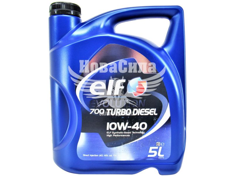 Моторна олива дизель 10W-40 (ELF) Evolution 700 Turbo Diesel 5л. (216672)