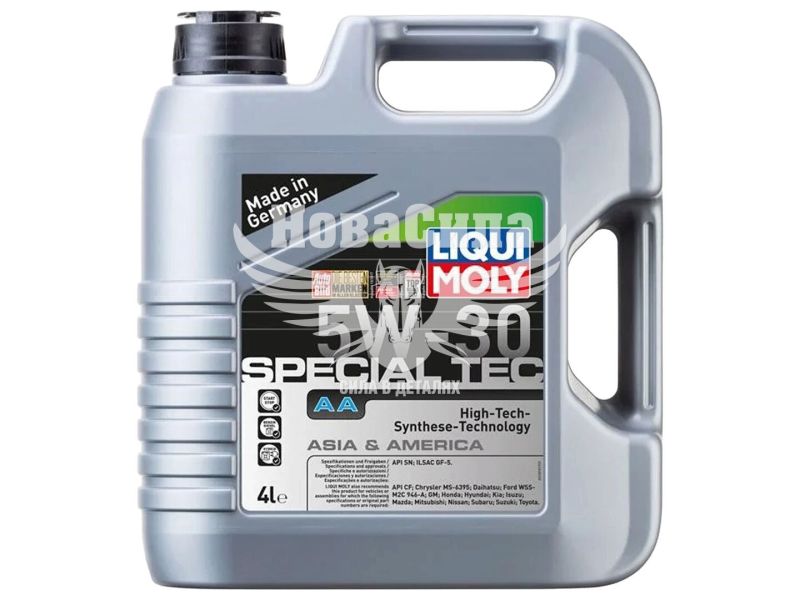 Моторна олива бензин, дизель 5W-30 (Liqui Moly) Special Tec AA 4л. (7616)