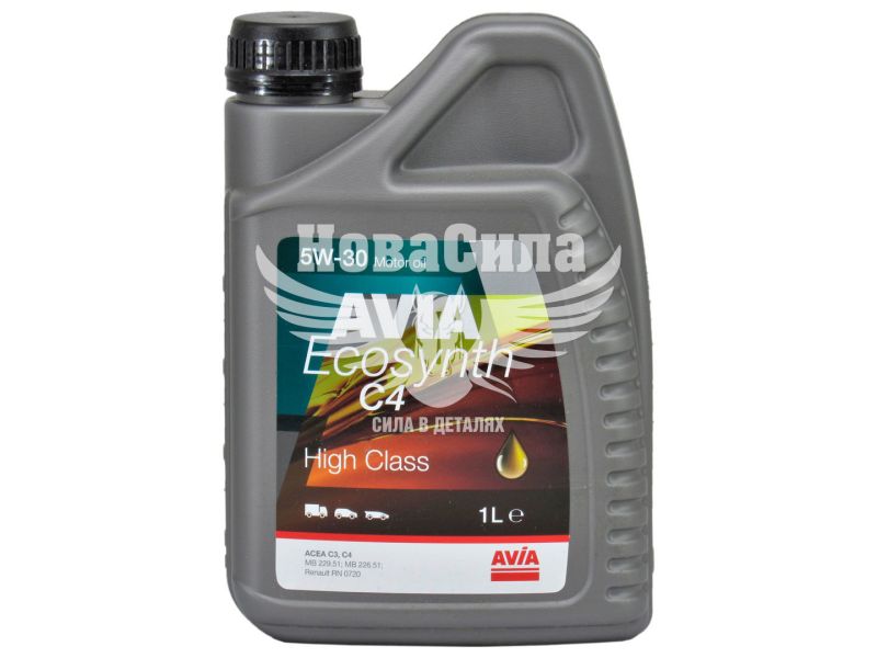 Моторна олива бензин, дизель 5W-30 (AVIA) ECOSYNTH C4 1л.