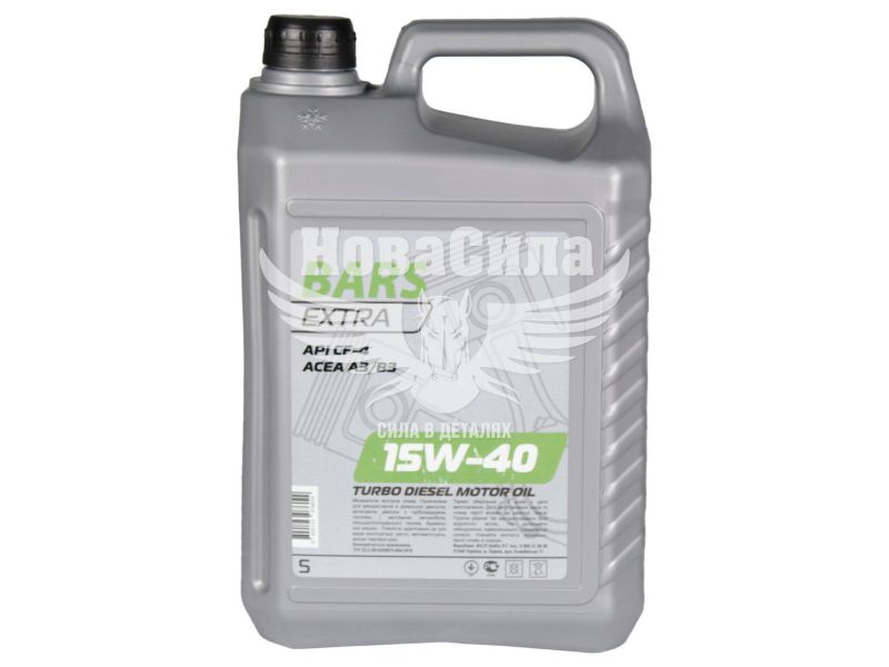 Моторна олива дизель 15W-40 (Bars Extra) Turbo Diesel 5л.