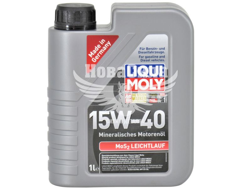 Моторна олива бензин, дизель 15W-40 (Liqui Moly) MoS2 Leichtlauf 1л. (2570)