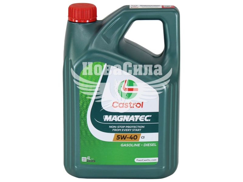 Моторна олива бензин, дизель 5W-40 (Castrol) Magnatec C3 4л. (15F624)