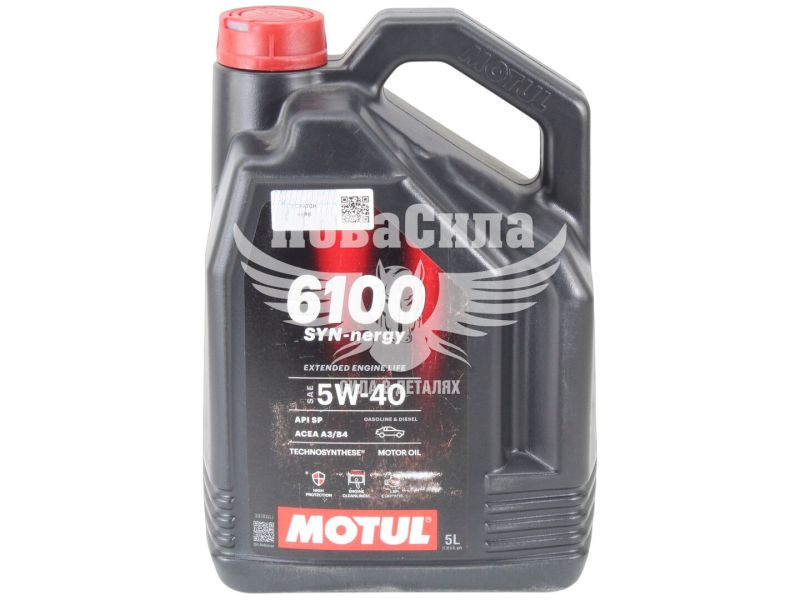 Моторна олива бензин, дизель 5W-40 (Motul) Syn-nergy 6100 5л. (368451)