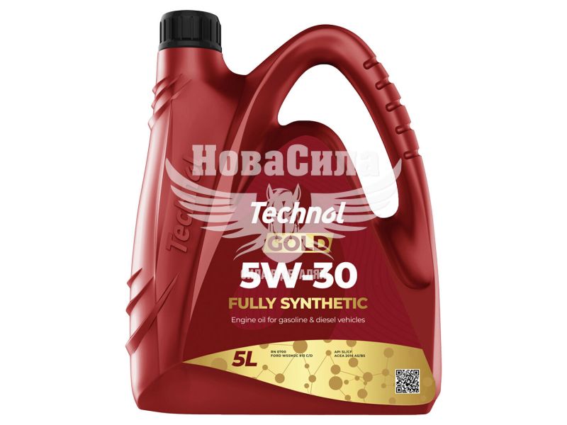 Моторна олива бензин, дизель 5W-30 (Technol) Gold 5л. (TL90076)