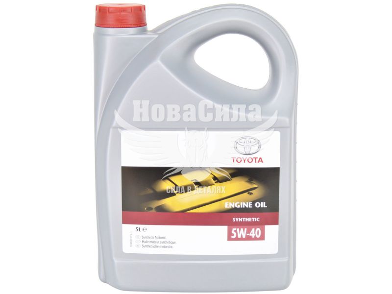 Моторна олива бензин, дизель 5W-40 (Toyota Original) Synthetic 5л. (08880-86084)