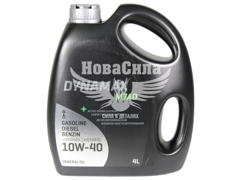 Моторна олива бензин, дизель 10W-40 (Dynamax) M7AD 4л. (501995)