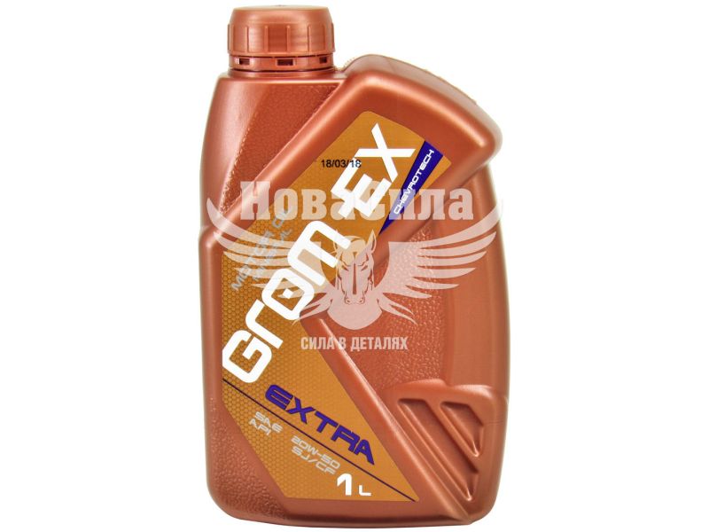 Моторна олива бензин, дизель 20W-50 (Grom-EX) Extra 1л.