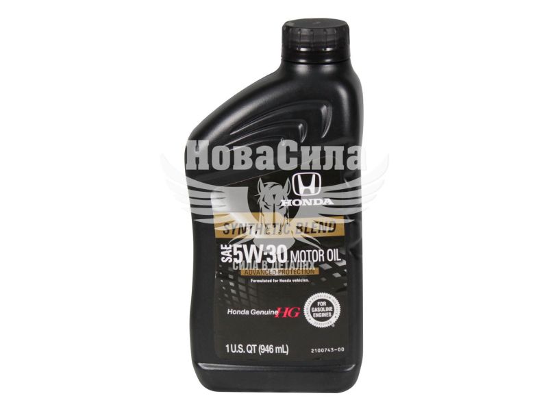 Моторна олива бензин, дизель 5W-30 (Honda) Genuine Synthetic Blend 1л. (087989134)