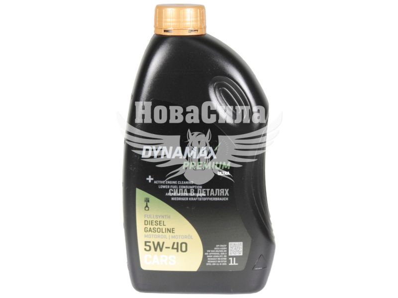 Моторна олива бензин, дизель 5W-40 (Dynamax) Ultra 1л. (501602)