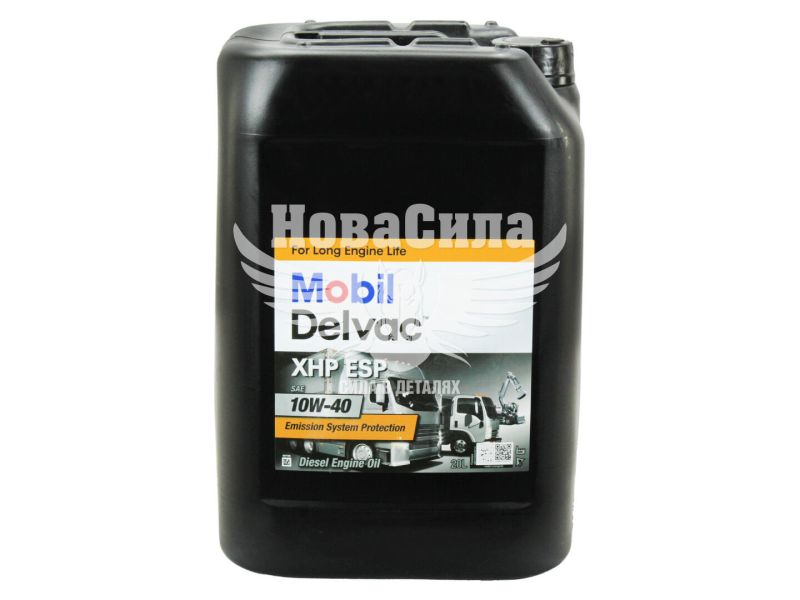 Моторна олива дизель 10W-40 (Mobil) Delvac XHP ESP Pail 20л. (152994)