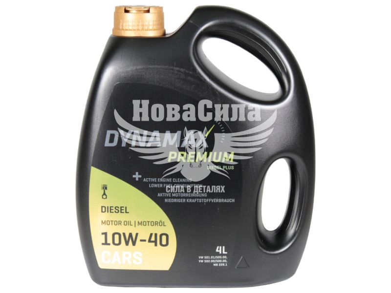 Моторна олива дизель 10W-40 (Dynamax) Diesel Plus 4л. (500075)