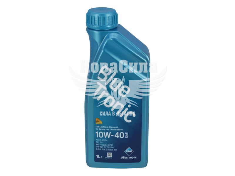 Моторна олива бензин, дизель 10W-40 (Aral) BlueTronic 1л. (14F736)