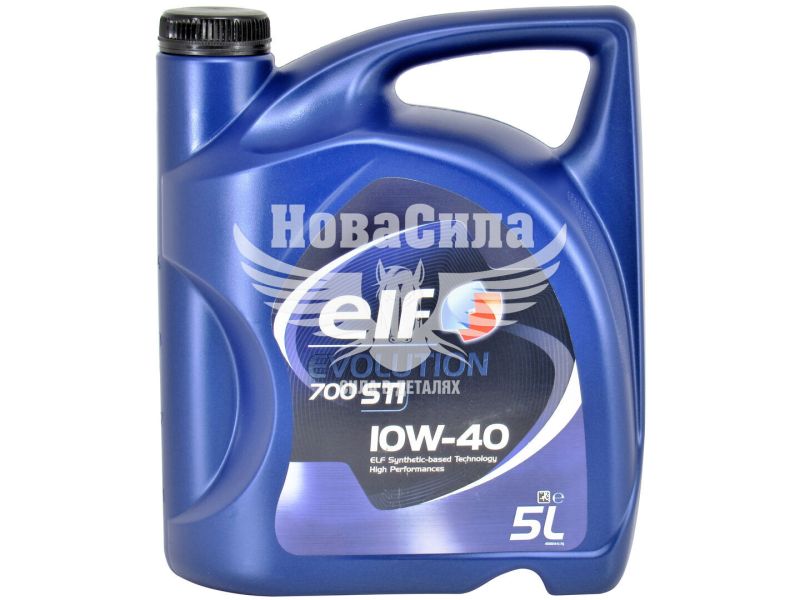 Моторна олива бензин, дизель 10W-40 (ELF) Evolution 700 STI 5л. (216667)