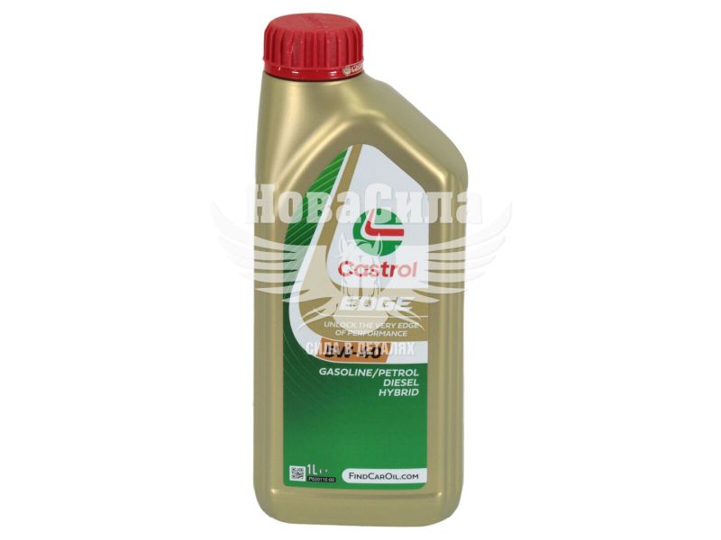 Моторна олива бензин, дизель 5W-40 (Castrol) EDGE Titanium FST C3 1л. (1535FA)