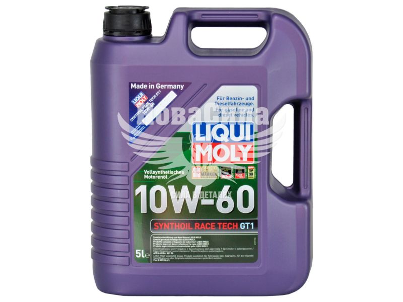 Моторна олива бензин, дизель 10W-60 (Liqui Moly) Synthoil Race Tech GT1 5л. (1944)