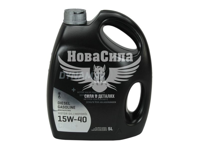 Моторна олива бензин, дизель 15W-40 (Dynamax) Turbo Plus 5л. (502154)