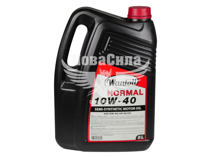 Моторна олива бензин, дизель 10W-40 (Wantoil) Normal SG/CD 5л.