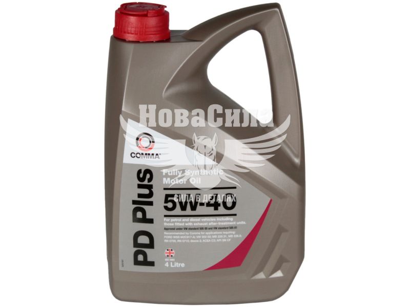 Моторна олива бензин, дизель 5W-40 (Comma) PD PLUS 4л. (DPD4L)