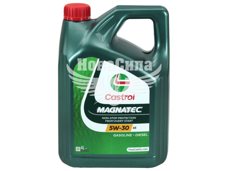 Моторна олива бензин, дизель 5W-30 (Castrol) Magnatec Stop-Start A5 4л. (15F908)