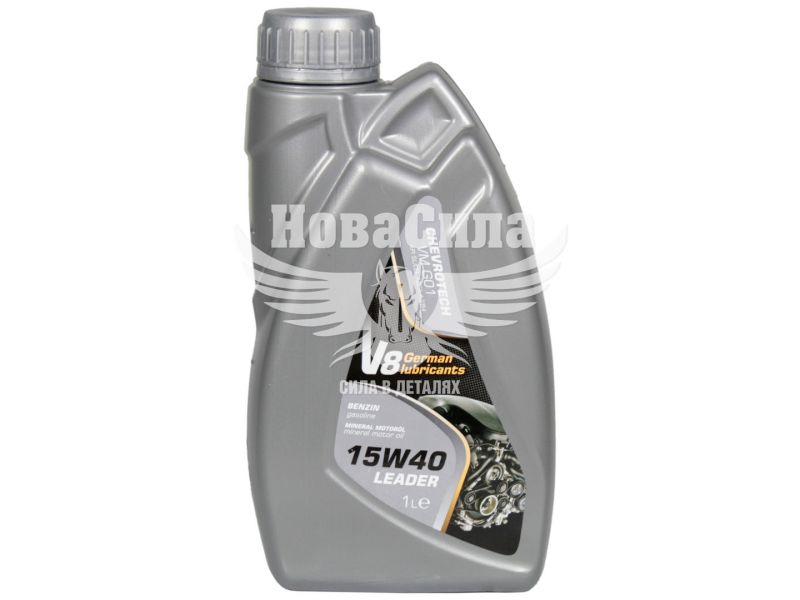 Моторна олива бензин 15W-40 (V8) Leader Benzin 1л.