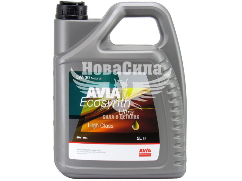 Моторна олива бензин, дизель 5W-30 (AVIA) ECOSYNTH Ultra 5л.