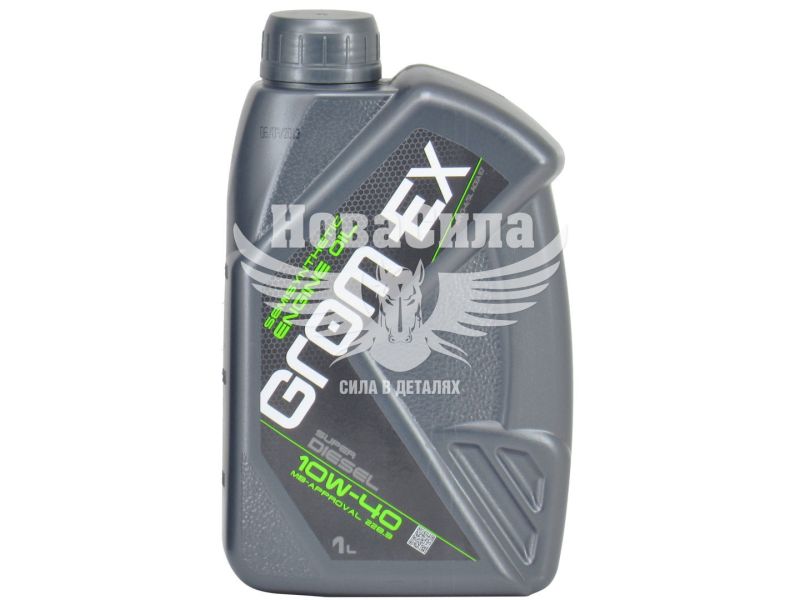 Моторна олива дизель 10W-40 (Grom-EX) Super Diesel 1л.