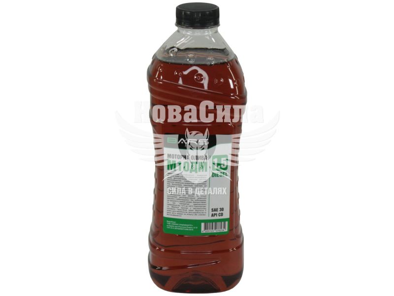 Моторна олива дизель SAE 30 (Bars) М-10ДМ 1,5л. (ПЕТ)