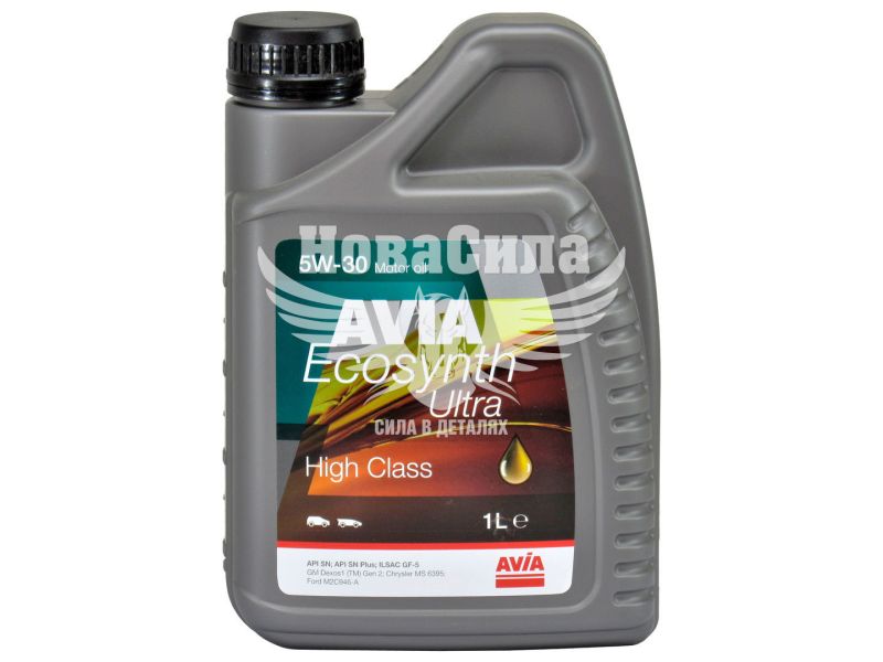 Моторна олива бензин, дизель 5W-30 (AVIA) ECOSYNTH Ultra 1л.