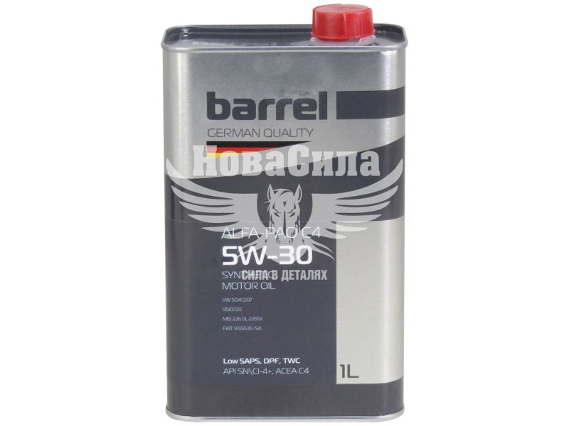 Моторна олива бензин, дизель 5W-30 (Barrel) C4 Alfa-Pao 1л. (48021044862)